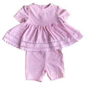 Vintage 90s Sesame Street Pink Matching Set